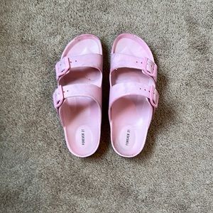 F21 pink sandals